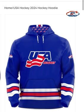 Men’s Blue USA Hockey Sweatshirt